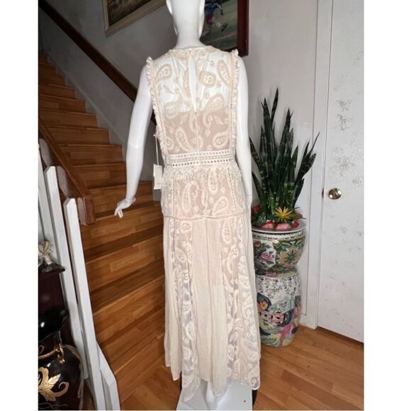 Anthropologie Beatrice B Allover Lace Midi Dress - Picture 8 of 12